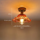 Axyaa Green Stripe Glass Pendant Lamp for Home Decor and Lighting