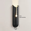 Axyaa Black Travertine Wall Art LED Wall Lights - Interior Living Room Bedroom Bedside Lamp