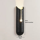 Axyaa Black Travertine Wall Art LED Wall Lights for Home Interior, Living Room & Bedroom