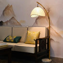 Axyaa Bamboo Led Floor Lamp with Nordic Minimalist Design