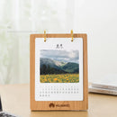 Axyaa Wooden Creative Literary Desktop Calendar Office Note Work Calendar