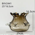 Axyaa Elegant Glass Vase for Flower Arrangement and Hydroponics