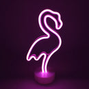 Axyaa Neon Pineapple Coconut Tree Night Light: Bar Bedroom Decor & Party Lamp