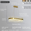 Axyaa Crystal Chandelier: Modern Light Luxury for Living Room, Bedroom, Dining Room & Hotel