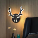 Axyaa Deer Acrylic LED Wall Lamp for Stylish Bedroom and Living Room Lighting