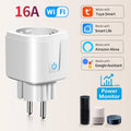 Axyaa Smart WiFi EU Socket Plug 16A Power Monitor Alexa Google Home Control