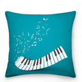 Axyaa Music Note Cushion Cover 45x45cm Pillowcase Decorative Pillow Home Decor