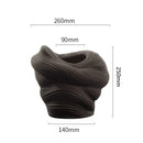 Axyaa Ceramic Stripe Vase: Home Decor Porcelain Craft for Flower Arrangements
