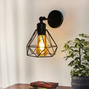 Axyaa Swing Arm Wall Lamp, Black Modern Design for Living Room, Bedroom, Bedside