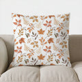 Axyaa Autumn Bow & Pumpkin Pattern Pillow Cover for Sofa Bedroom Car