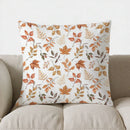 Axyaa Autumn Bow & Pumpkin Pattern Pillow Cover - Sofa, Bedroom, Car - 18"