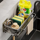 Axyaa Kitchen Shelf Organizer Draining Rack for Cleaning Supplies