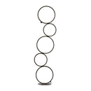 Axyaa Nordic Modern LED Ring Floor Lamp for Home Living Room Decor