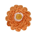 Axyaa Velvet Flower Cushion Cover in Yellow Blue White Pink, Handmade Luxury Pillowcase