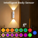 Axyaa Motion Sensor RGB Night Light Rechargeable Magnetic Wall Lamp
