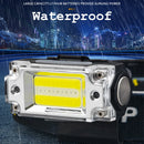 Axya Smart Sensor Rechargeable LED Headlamp White/Red Light Waterproof Headlight
