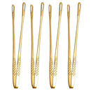 Axyaa Stainless Steel Grill Tongs BBQ Steak Clip Kitchen Utensils Party Gadgets