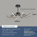 Axyaa Modern LED Ceiling Lights in Black/Gold Finish for Living Room, Bedroom, Dining Room