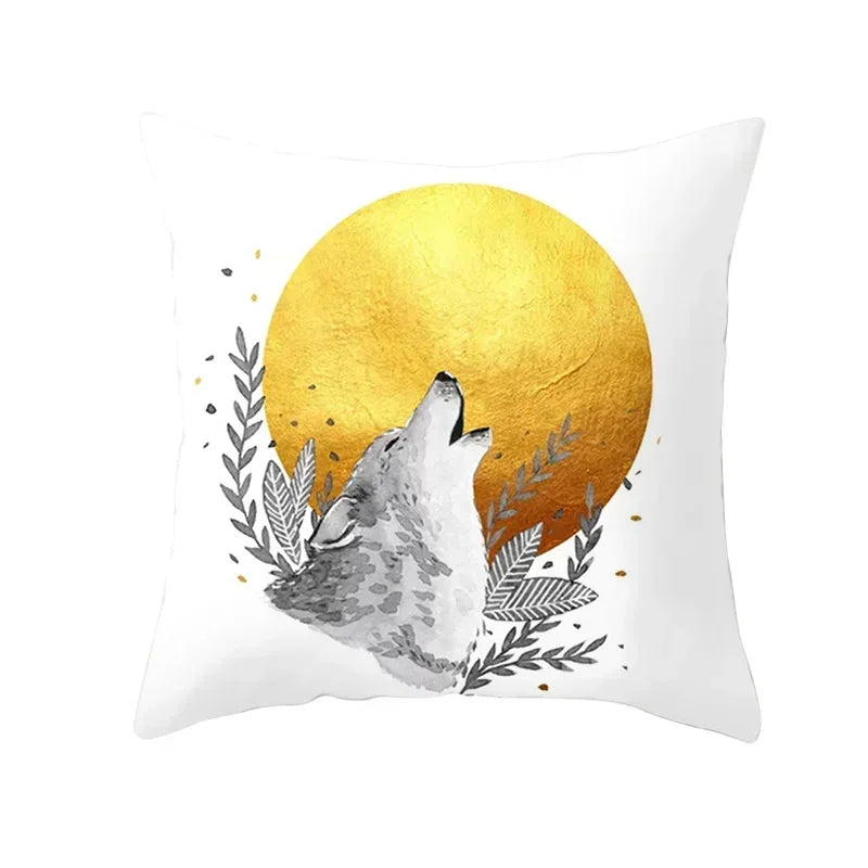 Pineapple Leaf Cushion Cover - Axyaa Summer Yellow Decor Pillowcase