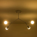 Axyaa LED Branch Chandelier: Modern Loft Ceiling Light for Kitchen & Living Room
