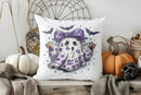 Axyaa Cute Ghost & Bats Throw Pillow Cover