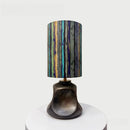 Axyaa Ceramic Fabric Art Table Lamp LED E27 Retro Style Desk Light