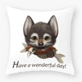 Axyaa Cartoon Animal Cushion Cover 45*45cm