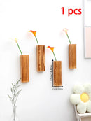 Axyaa Wooden Wall Planters for Indoor Plants and Flower Decor in Bedroom/Living Room