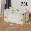 Axyaa Foldable Non-Woven Storage Bag Fabric Wardrobe Organizer with Zipper