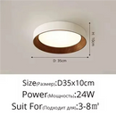 Axyaa Nordic Ceiling Light for Full Spectrum Eye Protection in Cream Style