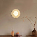 Axyaa White Glass Ball LED Wall Light for Home Interior Design
