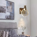 Axyaa Crystal LED Wall Lamp for Aisle Corridor, Bedroom, Bedside - Luxury Sconce Light
