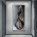 Axyaa Mountain Crystal Porcelain Craft LED Wall Lamp for Living Room