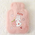 Axyaa Soft Hot Water Bottle | Cute Kawaii Hand Warmer for Winter