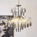 Axyaa Crystal E14 LED Pendant Lights: Romantic, Luxury, Art Decor Suspended Lamp