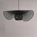 Axyaa Rattan Pendant Lights: Japanese Style E27 Suspension Luminaire