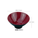 Axyaa Melamine Bowl Set for Tableware - Durable, Large Capacity, Imitation Porcelain Style