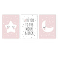 Nordic Style Nursery Wall Art Print for Kids Room Decor by Axyaa