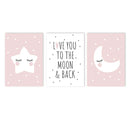 Nordic Style Nursery Wall Art Print for Kids Room Decor by Axyaa