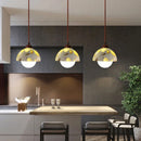 Axyaa Cement Stone Chandelier Nordic Wire Pendant Lamp - Adjustable and Stylish Lighting