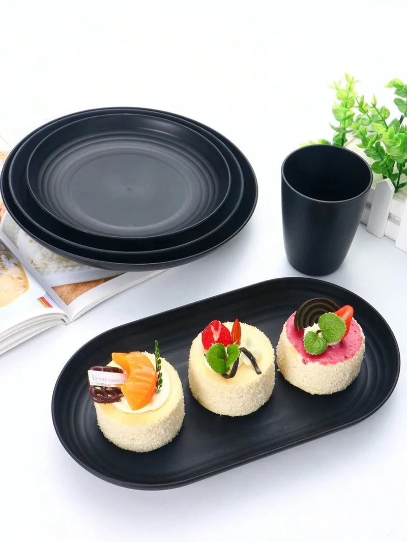 Axyaa Plastic Cutlery Set - Durable, Reusable, Lightweight for Hotels, Parties, Christmas