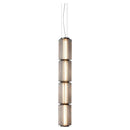Axyaa Smoke Gray Glass Pendant Light - Nordic Design LED Hanging Lamp
