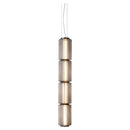 Axyaa Smoke Gray Glass Pendant Light Nordic LED Hanging Lamp