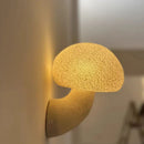 Axyaa White Mushroom Medieval Wall Lamp Outdoor Red Wall Sconce - Waterproof LED Light Fixtures