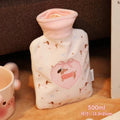 Axyaa Plush Hot Water Bag 500/1000ml for Women - Cute Insulating Belly Warmer