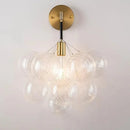 Axyaa Nordic Glass Bubble Chandelier LED Ceiling Light
