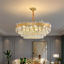 Axyaa Luxury Crystal Chandelier Pendant Light for Living Room and Bedroom