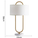 Marble Gold Cloth Desk Lamp - Axyaa LED Atmosphere Lighting
