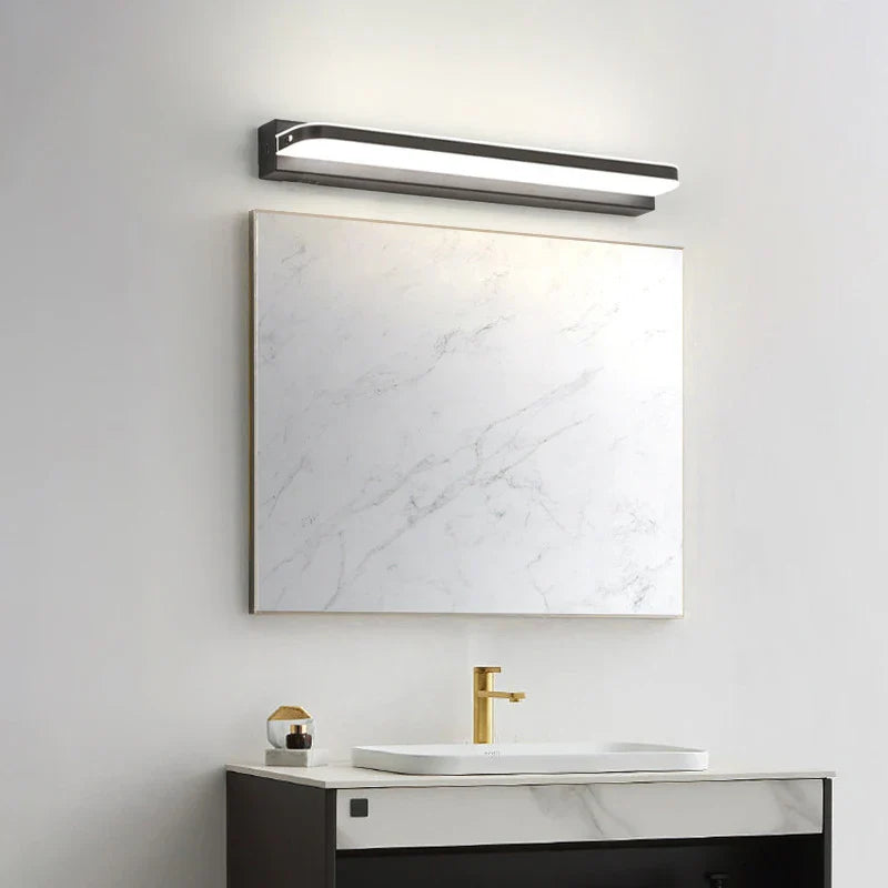 Axya Modern Mirror Wall Lamp with LED Light for Bathroom and Bedroom