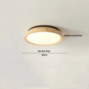 Axyaa Yellow Travertine LED Ceiling Lamp for Home Decor